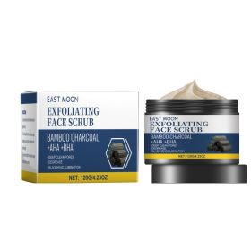 East Moon Charcoal Facial Scrub, Gentle Exfoliating Comfort Cleansing Face Moisturizing Moisturizing Scrub