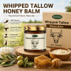 Whipped Tallow Honey Balm, Natural Grass-Fed Tallow & Honey Moisturizer for Skin & Body, 4oz