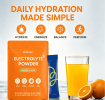 Zero Sugar Orange Electrolyte Powder 15 Single Serve Sticks, No Added Sucrose & Preservatives Dietary Supplement