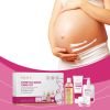 Stretch Mark Care Kit 4PCS, Pregnancy Skin Care Set with Stretch Mark Oil, Massage Milk, Body Wash & Repair Cream