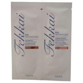 PRX Reparatives Shampoo & Conditioner Duo by Frederic Fekkai for Unisex - 2 x 0.3 oz Shampoo & Conditioner