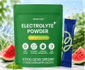 Zero Sugar Watermelon Electrolyte Powder 15 Single Serve Sticks, No Added Sucrose & Preservatives Dietary Supplement