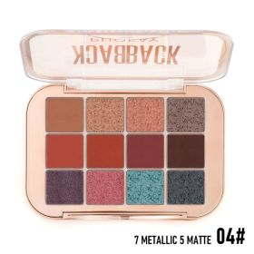 PHOFAY 12 Color Eyeshadow Palette (Option: 04)