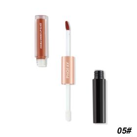 CL021 Double Head Non-stick Cup Lip Gloss (Option: 05)
