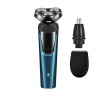 Electric Shaver Mens Razor Rotary Waterproof Pop-Up Trimmer Wet Dry Cordless