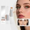 2-in-1 Color Changing Foundation Stick with Built-in Makeup Brush
