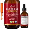 WINYEL Organic Ceylon Cinnamon Berberine Liquid Drops Supplement with Bitter Melon Extract, Glucomannan, Gymnema, Chromium, Turmeric