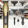 Men's Professional Hair Clipper - Cordless Hair Clipper and Trimmer Set, Used for Hair Cutting and Men's Beauty, LCD Display, Suitable for Gift Giving