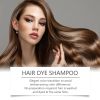 isex hair color shampoo, temporary dye shampoo available in brown and purple shades. This hair care product allows easy at-home hair coloring